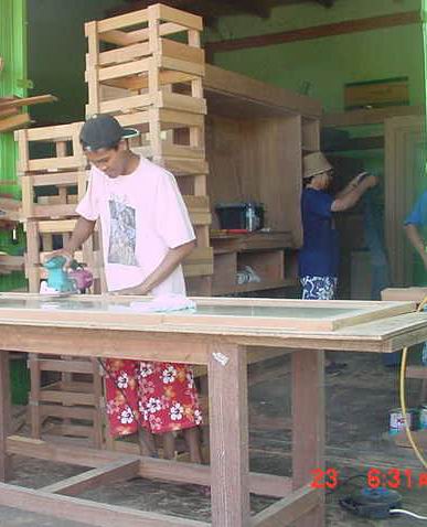Sanding process