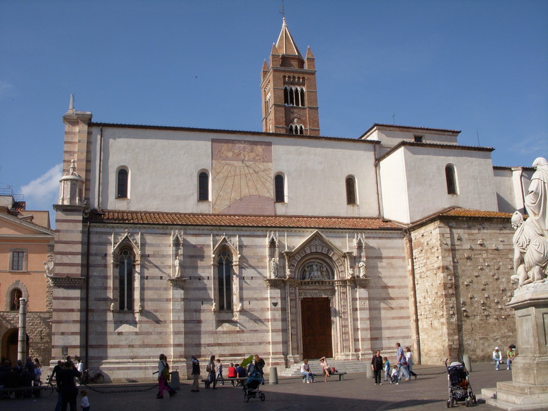 Grosseto cathedral side view